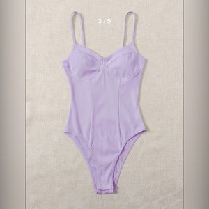 2 brand new lavender bodysuits, size 8/10